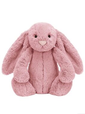 Jellycat Retired Bashful Tulip Blush Pink Bunny Stuffed Animal Size Small 7”